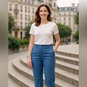 Anne Klein Rainshadow Blue Trousers – Size 20W